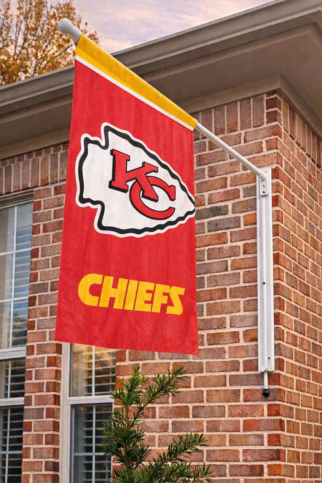 Kansas City Chiefs flag on VersaMast